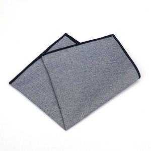 Dark grey pocket square
